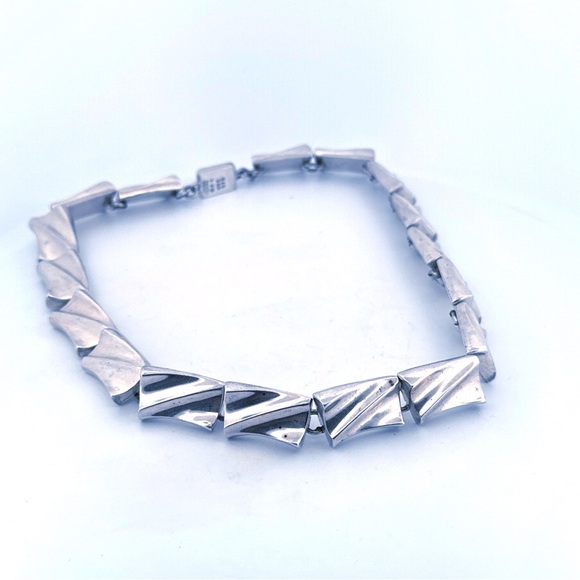 925 Signed by Artist very heavy made in Mexico vintage necklace - Picture 5 of 12